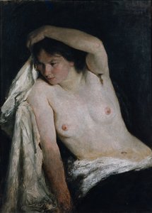 Demi-nue féminine