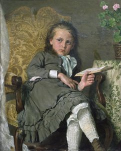 Fille sur une chaise - Erik Theodor Werenskiold