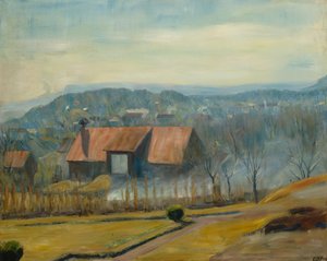 Colline de Skaugum. 1928