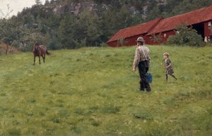 Eau au cheval - Erik Theodor Werenskiold