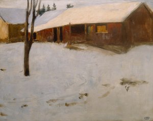 Hiver - Erik Theodor Werenskiold