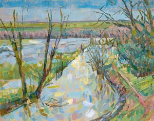Le Cherwell depuis Rousham I - Erin Townsend