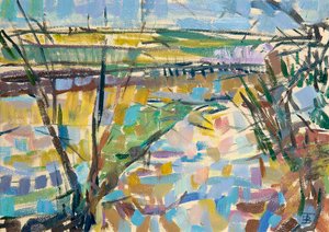 Le Cherwell inondé depuis Rousham I - Erin Townsend