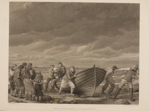 Pêcheurs de Hornbek sauvant le capitaine d
