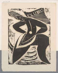 Ex libris de Gianni Mantero - Erna Levy Friedländer