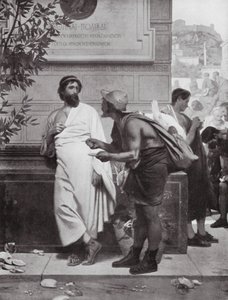 Aristide et le paysan - Ernest (1818 87) Hillemacher