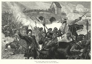 La Bataille de Bothwell Bridge (gravure) - Ernest (after) Crofts