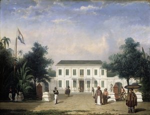 Maison sur le Rijswijk, Batavia (Jalan Veteran) - Ernest Alfred Hardouin