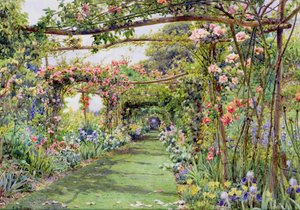 La pergola de roses, Blackhurst House, Tunbridge Wells, Kent