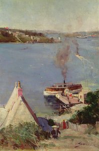 Ferry de McMahons Point - Arthur Streeton