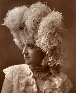Miss Wadman, actrice britannique, 1888