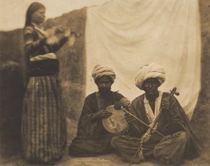 Musiciens égyptiens Rawabí et Almée, 20 février 1852 - Ernest Benecke