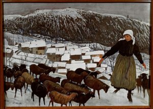 La gardeuse de chèvres - Ernest Bieler