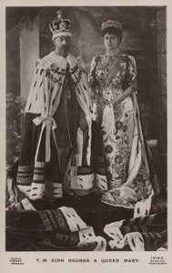 Le roi George V et la reine Mary - Ernest Brooks