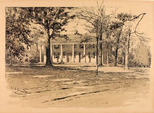 Saratoga. Maison du général Schuyler - Ernest C. Peixotto
