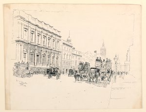La salle de banquet, Whitehall, Londres - Ernest Clifford Peixotto