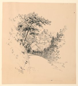 Le château de Launceston - Ernest Clifford Peixotto