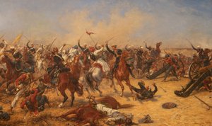 La bataille de Moodkee, 18 décembre 1845