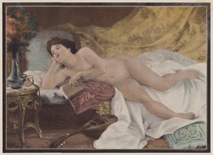 La dernière page du roman, femme lisant - Ernest Edouard Martens