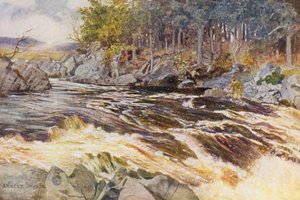 Pêche au saumon sur le Ken, un moment critique