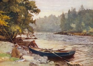 Le Tay en dessous de Stobhall - Ernest Edward Briggs