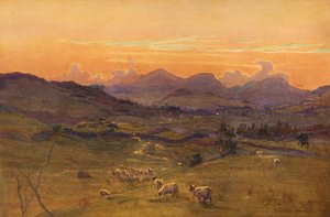 La vallée du Ken, soir