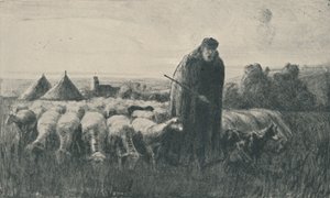 Le Berger de Picardie, 1919 - Ernest George Beach