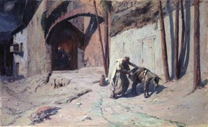 La Fuite en Égypte ou Joseph chargeant son âne, 1894 - Ernest Georges Berges