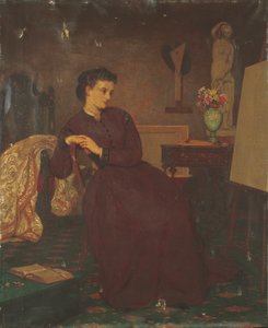 Une artiste, 1869 - Ernest Gustave Girardot