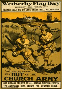 Affiche pour le jour du drapeau de Wetherby, jeudi 29 mars 1917, pub. 1917