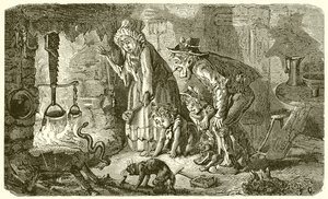 Le Paysan et le Serpent - Ernest Henry Griset