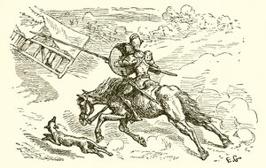 Le Chevalier et son destrier - Ernest Henry Griset