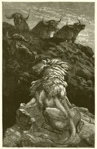 Le Lion et les quatre taureaux
