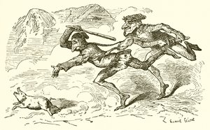 Le bouffon et le paysan - Ernest Henry Griset