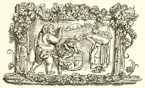 La vieille femme et le tonneau vide