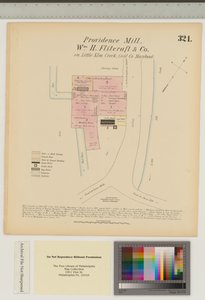 Providence Mill, Little Elk Creek, Maryland, Hexamer General Surveys - Ernest Hexamer