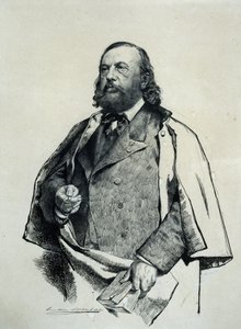 Portrait du poète Théophile Gautier