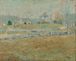 Une ferme abandonnée, vers 1908 - Ernest Lawson