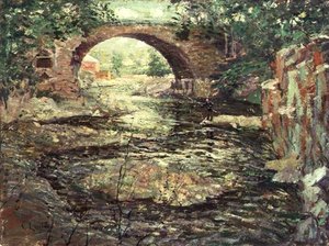 Vieux pont de pierre - Ernest Lawson