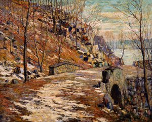 Route vers les Palissades - Ernest Lawson