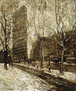 Le Flatiron Building, New York - Ernest Lawson
