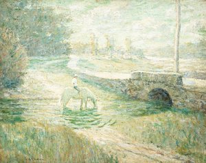Le cheval blanc - Ernest Lawson