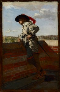 Sur une terrasse - Ernest Meissonier