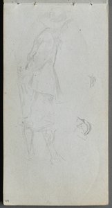 Carnet de croquis, page 05 : Étude de figure