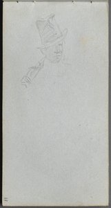 Carnet de croquis, page 17 : Buste d