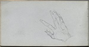 Carnet de croquis, page 68 : Étude d