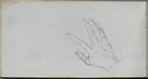 Carnet de croquis, page 68 : Étude d