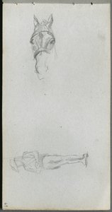 Carnet de croquis, page 69 : Étude d