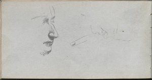 Carnet de croquis, page 80 : Étude de visages
