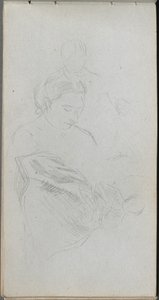 Carnet de croquis, page 82 : Étude de figures